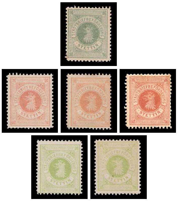 10.1887 Germany Private Mail Stettin Mi A I/III collection 01