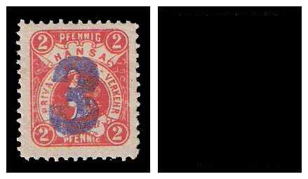 11.1887 Germany Private Mail Dresden Mi C 48/49