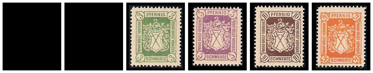 11.1887 Germany Private Mail Schwerte Mi 1/6