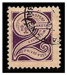 11.1887 Germany Private Mail Wiesbaden Mi 29