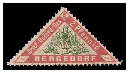 21.12.1887 Germany Private Mail Bergedorf Mi 1