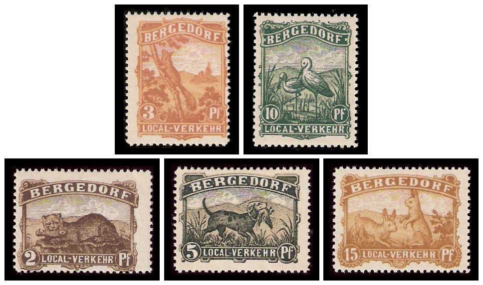 25.12.1887 Germany Private Mail Bergedorf Mi 2/6 collection 01