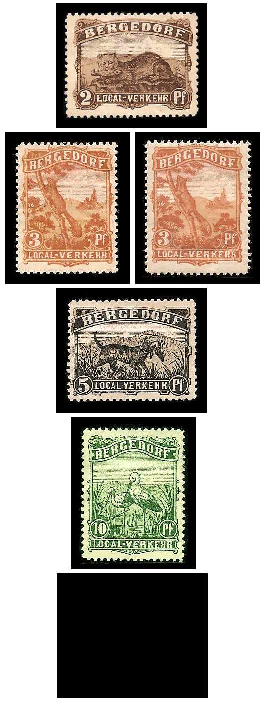 25.12.1887 Germany Private Mail Bergedorf Mi 2/6 collection 03