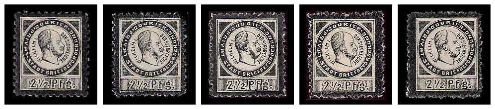 3.1888 Germany Private Mail Magdeburg Mi A 11 collection 01