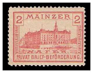 12.1888 Germany Private Mail Mainz C Mi 30