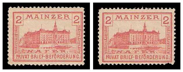 12.1888 Germany Private Mail Mainz C Mi 30 collection 01
