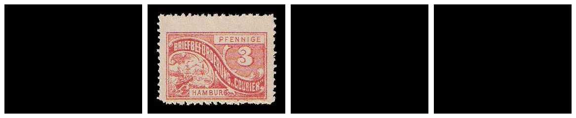9.1889 Germany Private Mail Hamburg Mi D 48/51