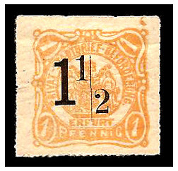 11.1889 Germany Private Mail Erfurt A 60