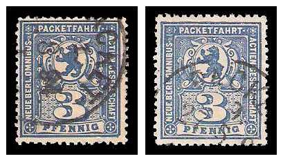 5.1891/1895 Germany Private Mail Berlin Mi B 46/52 collection 01