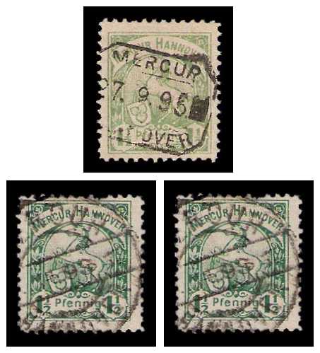 10.1892 Germany Private Mail Hannover Mi 12 collection 01