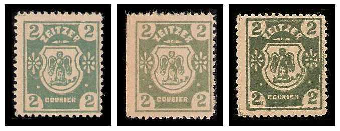 1893 Germany Private Mail Zeitz 12/13 collection 01