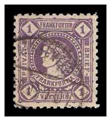 1894 Germany Private Mail Frankfurt a.M. Mi A 12