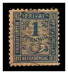 1894 Germany Private Mail Frankfurt a.M. Mi C 8