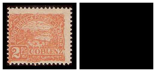 11.1895 Germany Private Mail Koblenz Mi A 1/2