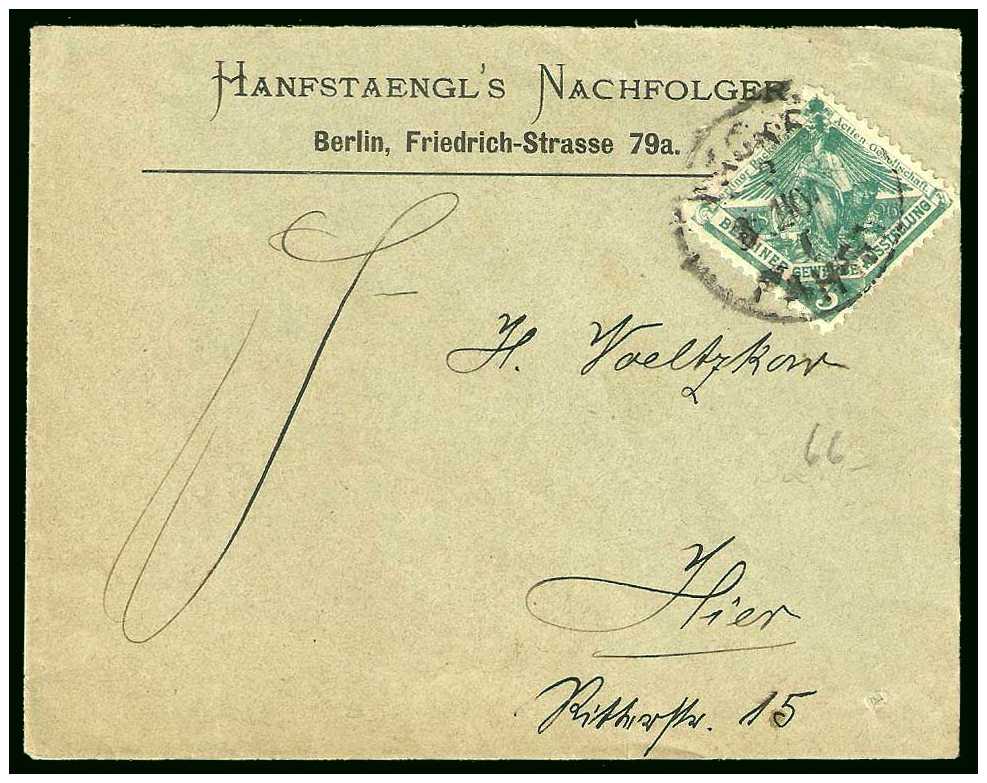 1896 Germany Private Mail Berlin Mi B 60/63 collection 03