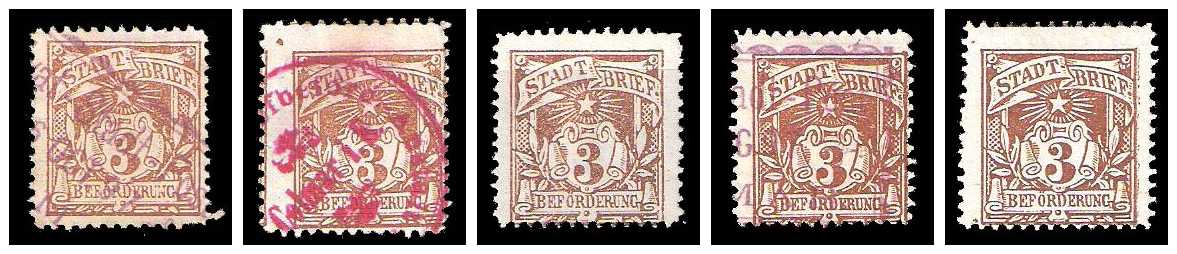 5.1896 Germany Private Mail Colmar Mi 1 collection 01