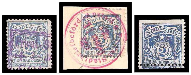 5.1896 Germany Private Mail Colmar Mi I collection 01