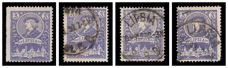 3.1897 Germany Private Mail Leipzig Mi F 19 collection 01