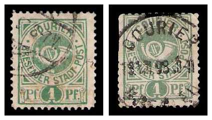 7.1897 Germany Private Mail Breslau Mi G 7/8 collection 01