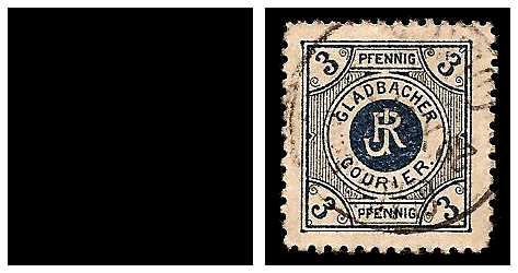 7.1897 Germany Private Mail Mönchengladbach Mi C 1/2