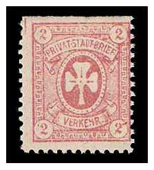 1898 Germany Private Mail Fürth Mi 6