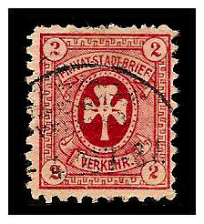 1898 Germany Private Mail Fürth Mi 6 collection 01