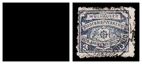 1898 Germany Private Mail Mülhausen Mi 10/11