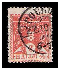 1899 Germany Private Mail Halle a.S. Mi A 20