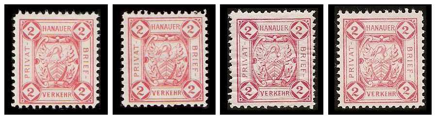 1899 Germany Private Mail Hanau Mi 2 collection 01