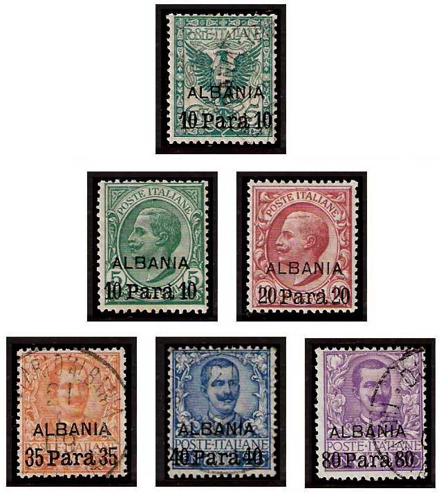1.9.1902/1.11.1907 Ottoman Empire - Ufficio Postale Italiano Albania