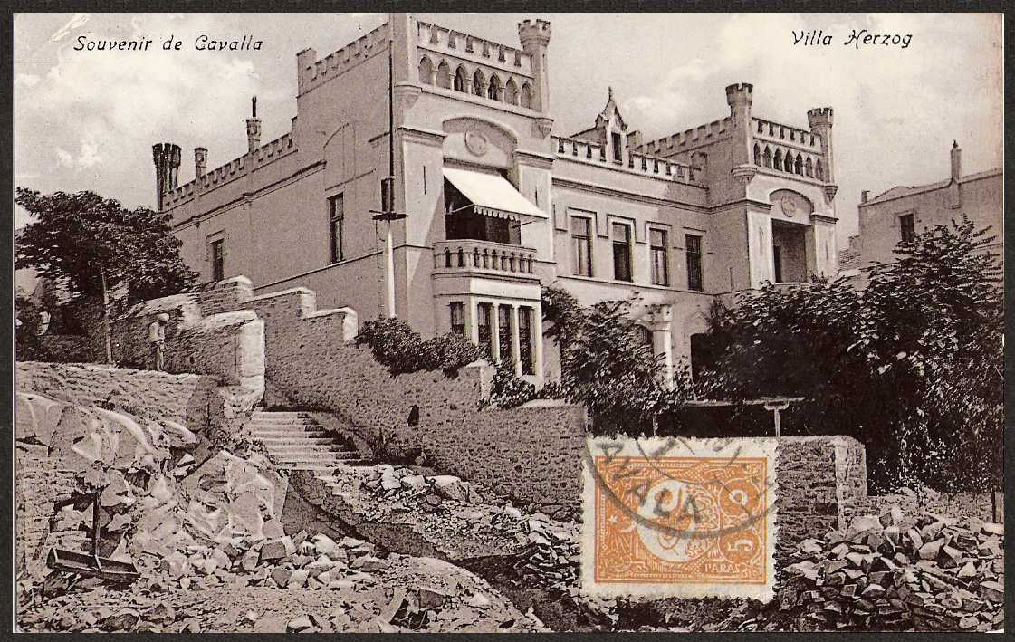 1908/1909 Cavalle -  Villa Herzog Postcard