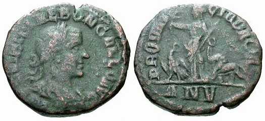 1290 Dacia Trebonianus Gallus AE