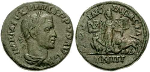 1467 Dacia Philippus I Dacia AE