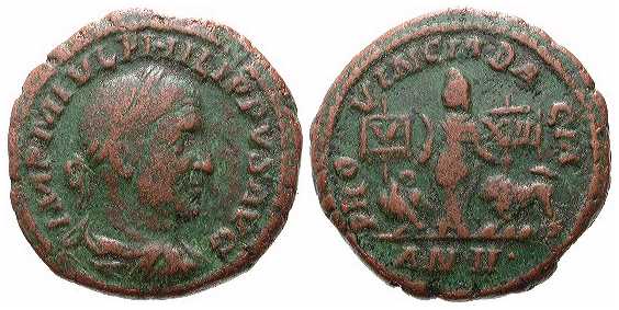 1502 Dacia Philippus I AE