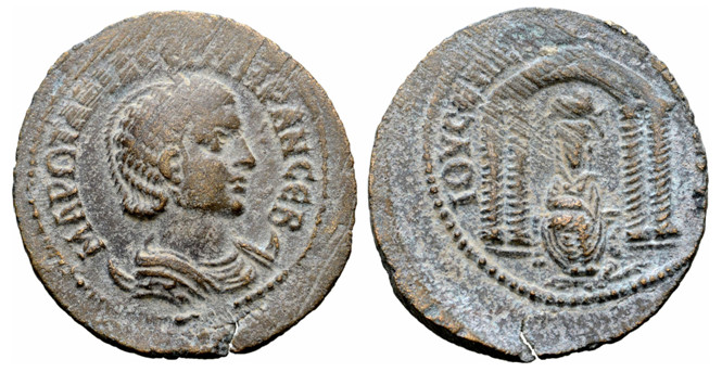 6954 Nisibis Mesopotamia Otacilia Severa AE
