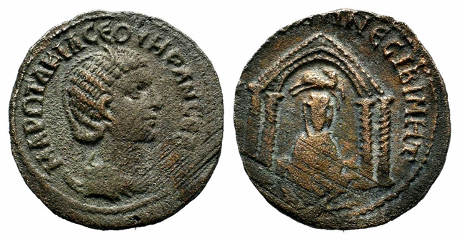 6981 Nisibis Mesopotamia Otacilia Severa AE.jpg