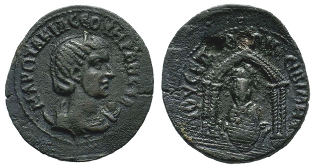 7007 Nisibis Mesopotamia Otacilia Severa AE.jpg