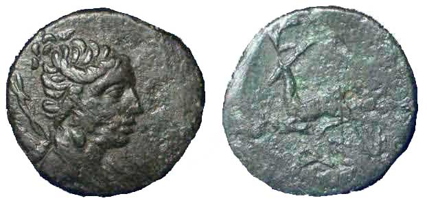 1054 Phanagoria Bosporus Cimmerius AE