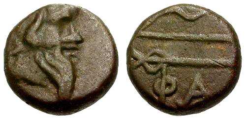 5023 Phanagoria Bosporus Cimmerius AE