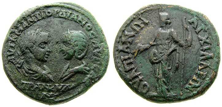 1004 Anchialus Gordian III AE