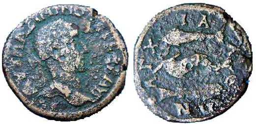 1484 Anchialus Gordian III AE