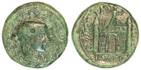 1683 Anchialus Thracia Gordianus III AE