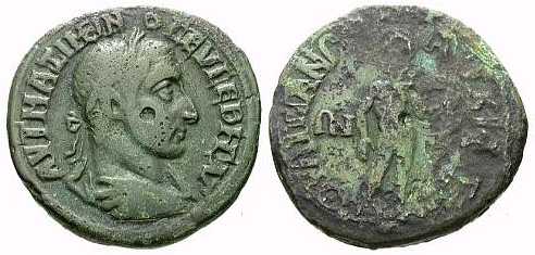 1908 Thracia Anchialus Maximinus I AE