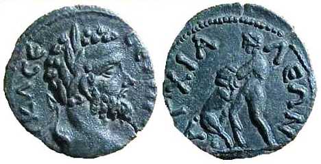 1983 Anchialus Septimius Severus AE