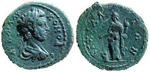 2810 Anchialus Thracia Commodus AE