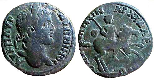 2940 Anchialus Thracia Caracalla AE