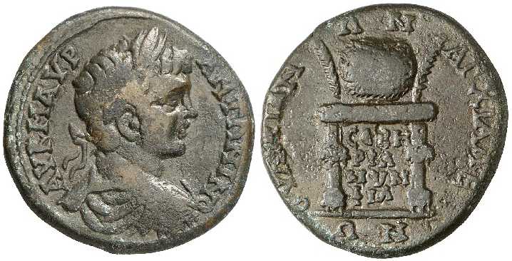 3186 Anchialus Thracia Caracalla AE