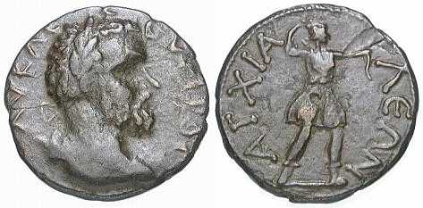 3306 Anchialus Thracia Septimius Severus AE