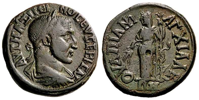4234 Anchialus Thracia Maximinus I AE