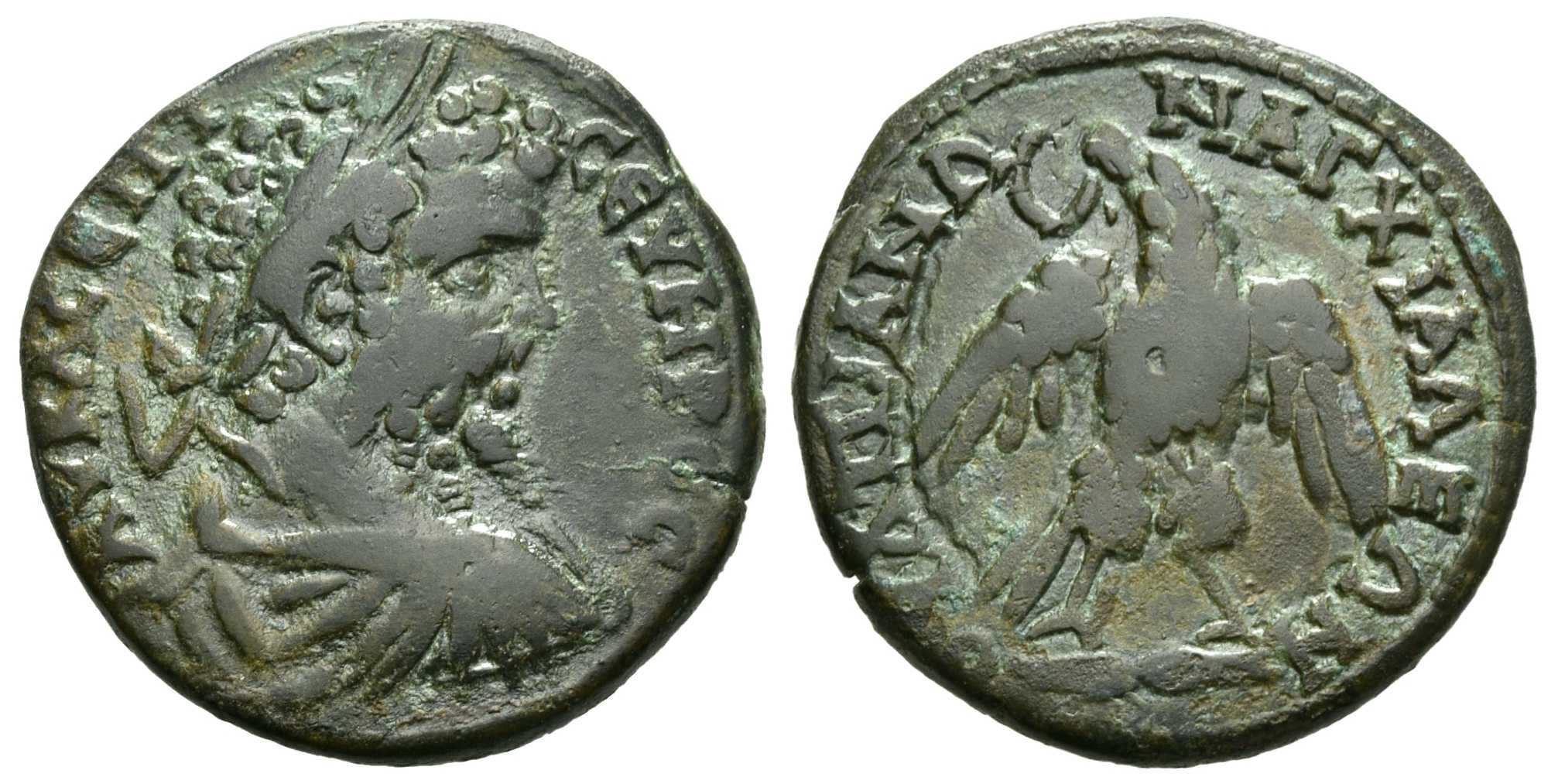 4851 Anchialus Thracia Septimius Severus AE